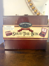 Front Porch Classics Circa Shut The Box Wooden Dice Game 53501RC New Sealed