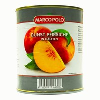 Marco Polo Dunst Pfirsiche HäLften 1 Dose FüLlm 820G Atg 480G