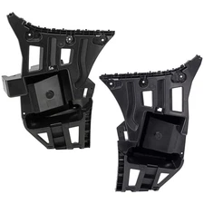 Pair Set of 2 Bumper Face Bar Brackets Retainer Mounting Braces Left & Right