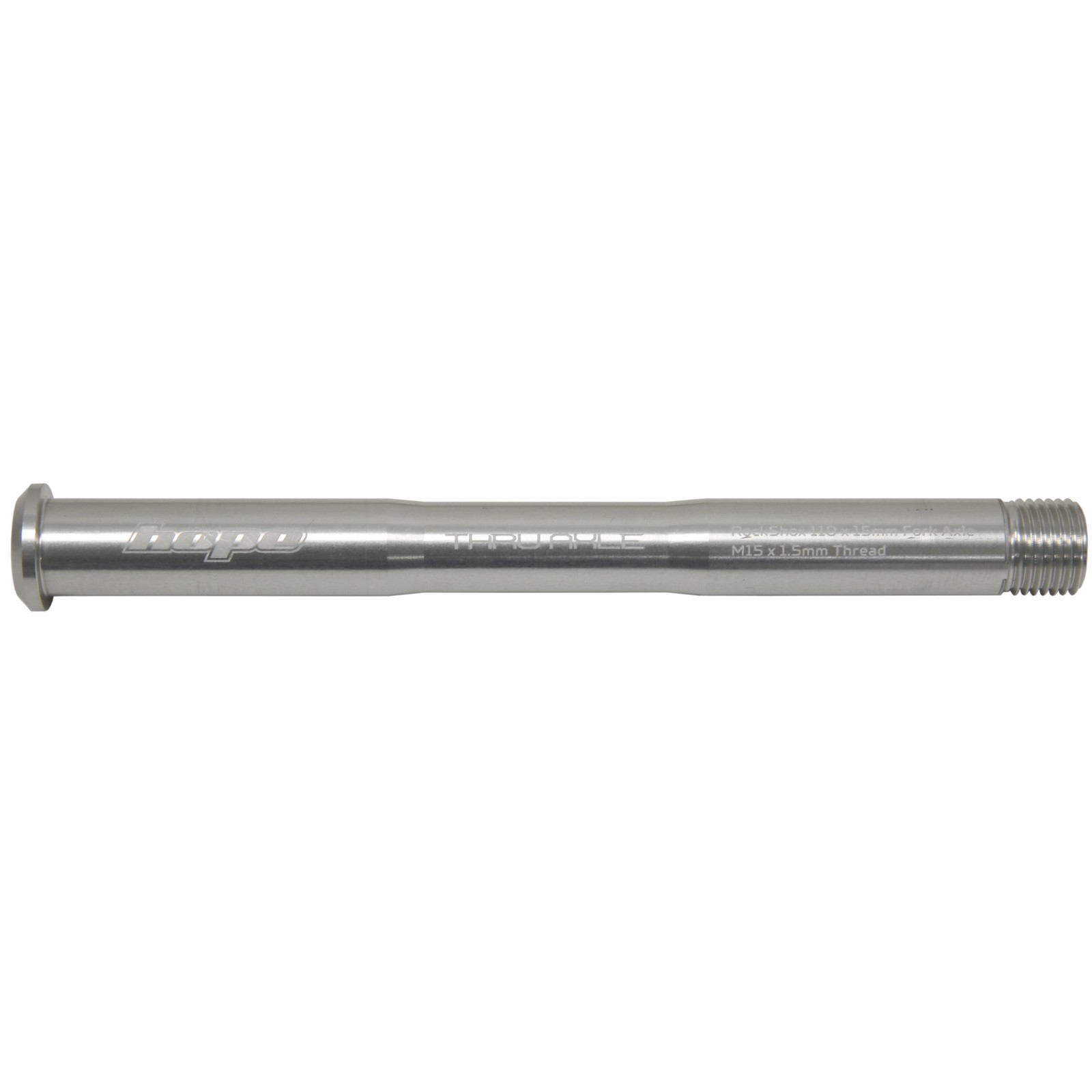 Hope Fork Thru Axle (Silver) - To Suit Rockshox Pike / Lyric / Zeb