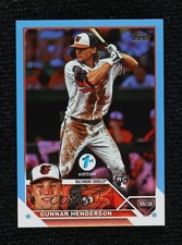 2023 Topps Series 1 1st Edition Light Blue Foil 2/5 Gunnar Henderson Rookie RC