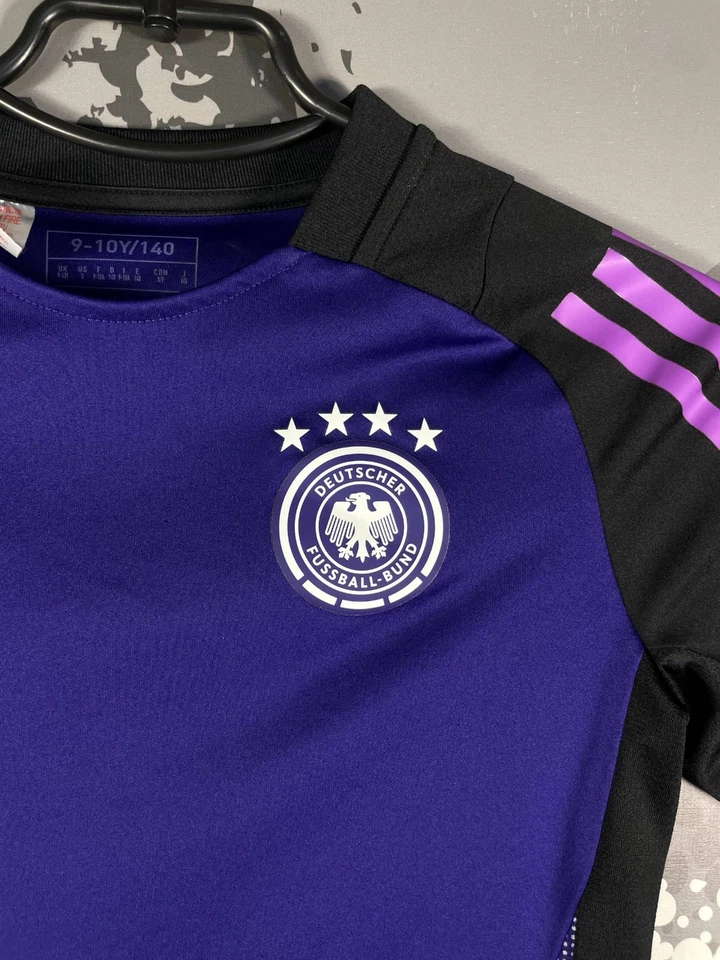 Germany Jersey Training Football Soccer Shirt Adidas Young Size S 9-10YRS ig93 - Image 4 of 4