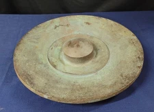 Rare Large Art Deco Solid Bronze Building Pediment 16" Round GS00912