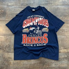 Vintage 1998 Denver Broncos Football Shirt navy Reprint AN58917