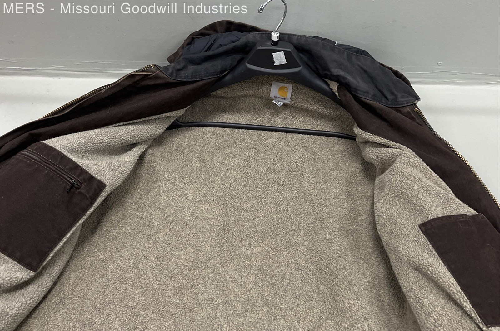 Vintage 2010 Carhartt C61 Ridge Coat Sherpa Lined San… - Gem