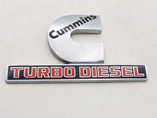 Dodge Ram Turbo Diesel Cummins Side Fender Door Emblem Logo Badge Sign