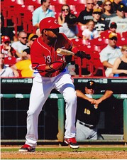 YORMAN RODRIGUEZ  CINCINNATI REDS   ACTION SIGNED 8x10