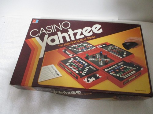Vintage 1986 Casino Yahtzee High Rolling Dice Game Milton Bradley MB Complete