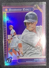 2021 Donruss Baseball ⚾️ Juan Soto - Diamond Kings Purple Holo Foil Nationals
