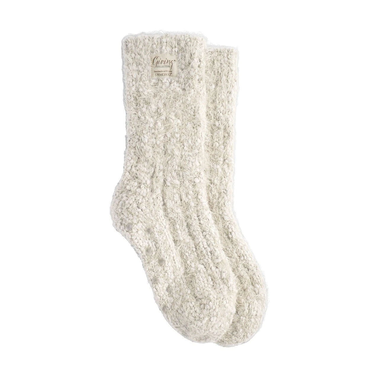 Meias de Acrílico Branco para mulheres