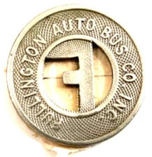 Clearfield Pennsylvania Fullington Auto Bus Co. Inc. Good For One Fare Token