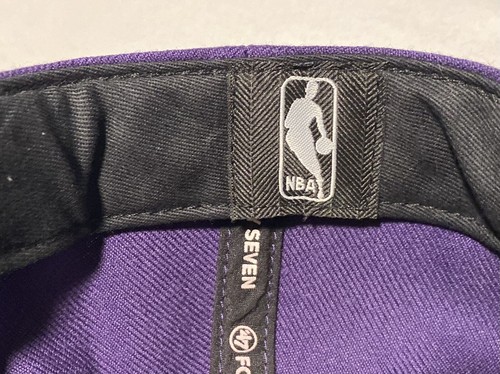 '47 Los Angeles Lakers lila & gelb Druckknopflasche verstellbar Unisex Mütze Wollmischung - Bild 12 von 18