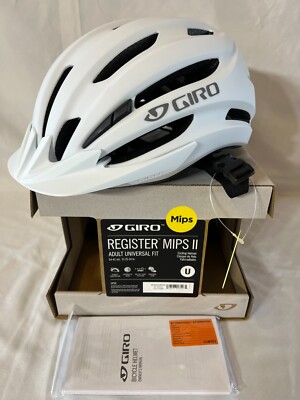 Giro Register II MIPS Helmet, Universal, Matte White, New, Free Shipping