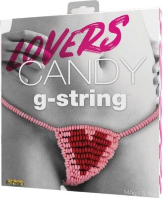 Candy G String Panty for Lovers Edible Heart Shape One Size Fits All