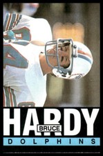 1985 Topps #312 Bruce Hardy Miami Dolphins