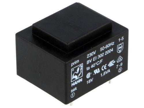 Transformateur MYRRA 9V 1,8VA 230VAC - Neuf, Pour Montage PCB, Fabriqué En Allemagne
