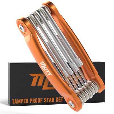 Mutt Tools Tamper Proof Star Wrench Set “ Folding Security Torx