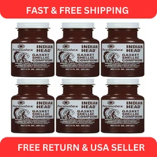 Permatex 20539 Indian Head Gasket Shellac Compound 2 oz. x 6 Packs