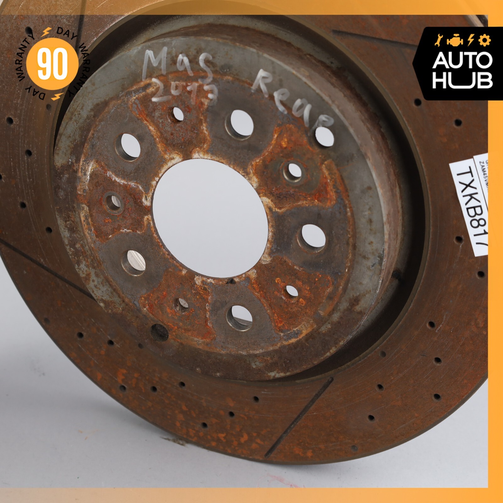 Maserati GranTurismo S M145 Rear Brake Rotors Disc Left & Right Set of 2 OEM 28k