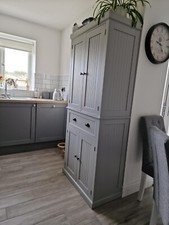 Mobile dispensa armadio cucina alto grigio unità indipendente