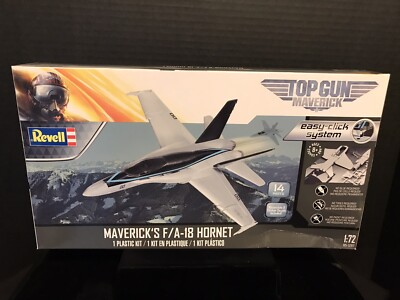REVELL 85-1267 TOP GUN MAVERICK S F/A-18 HORNET EASY CLICK SYSTEM MODEL KIT-NIB