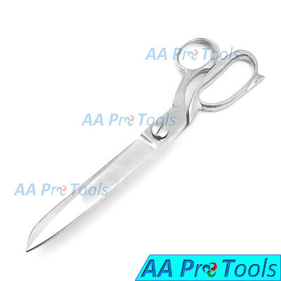 AA Pro Heavy Duty 12'' Tailors Scissors Sliver Fabric Dressmaking Clothing Shears