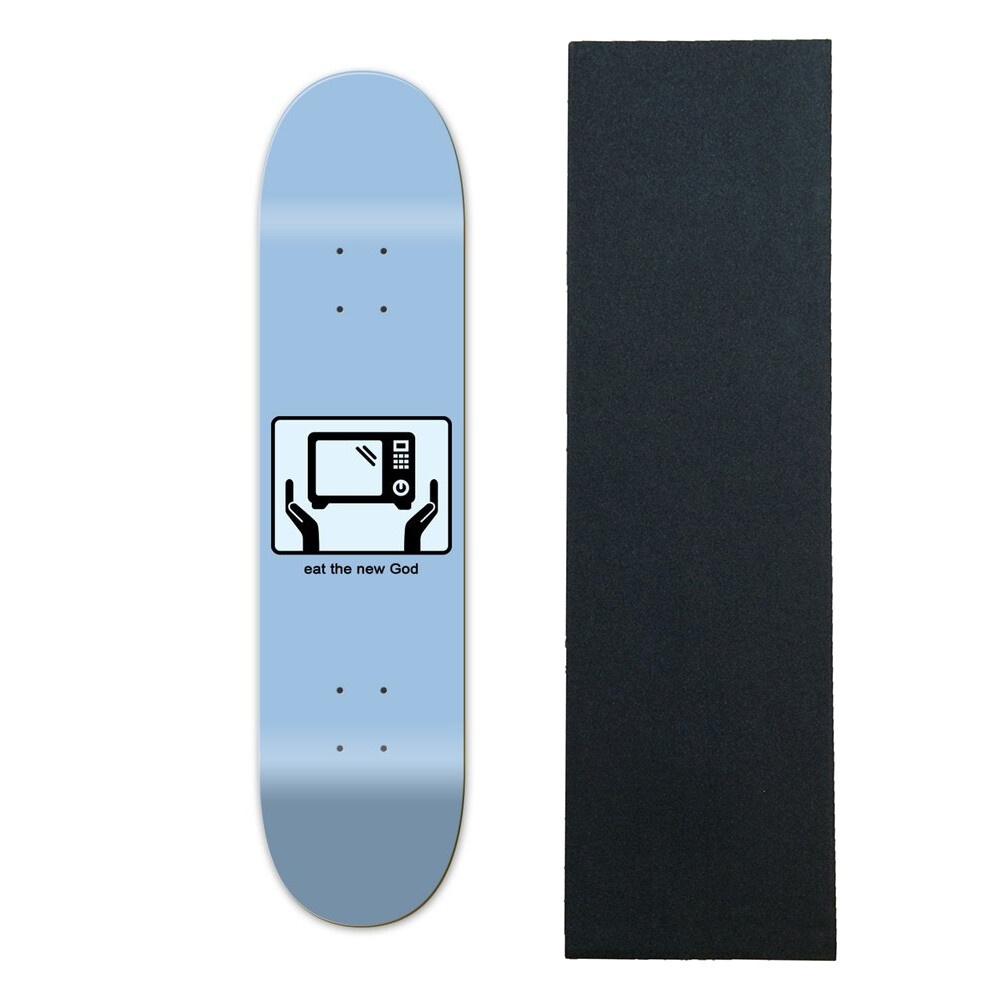 Pizza Skateboard Deck Eat 8.375