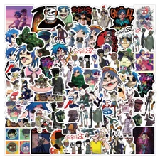 100Pcs Sticker for Gorillaz Teens Girls Scrapbooking Water Bottles Waterproof
