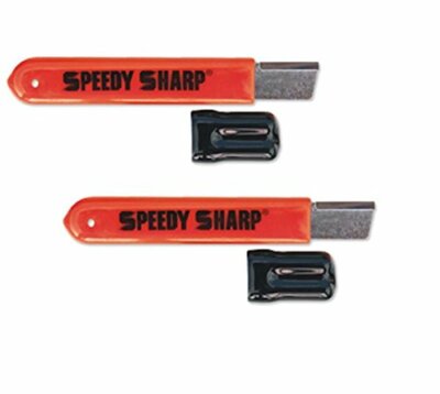 ''The Original'' Speedy Sharp Carbide Sharpener, Knife Sharpener,  Orange (2 pack)