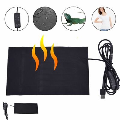 Lizard Heating Mat Tortoise Spider Warmer Adjustable Temperature Controller Pad