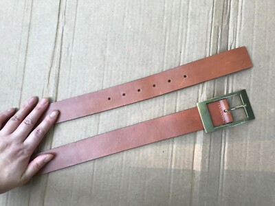 Women’s Express Brown Leather Belt s-l400.jpg main image 3