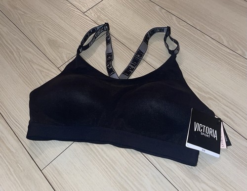 Victorias Secret Victoria Sport Incredible Lightweight Sports Bra 36B Black New