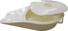 Steckbecken Bettpfanne Bettschieber Urinal ovale Form, angeschrägt bis 220kg