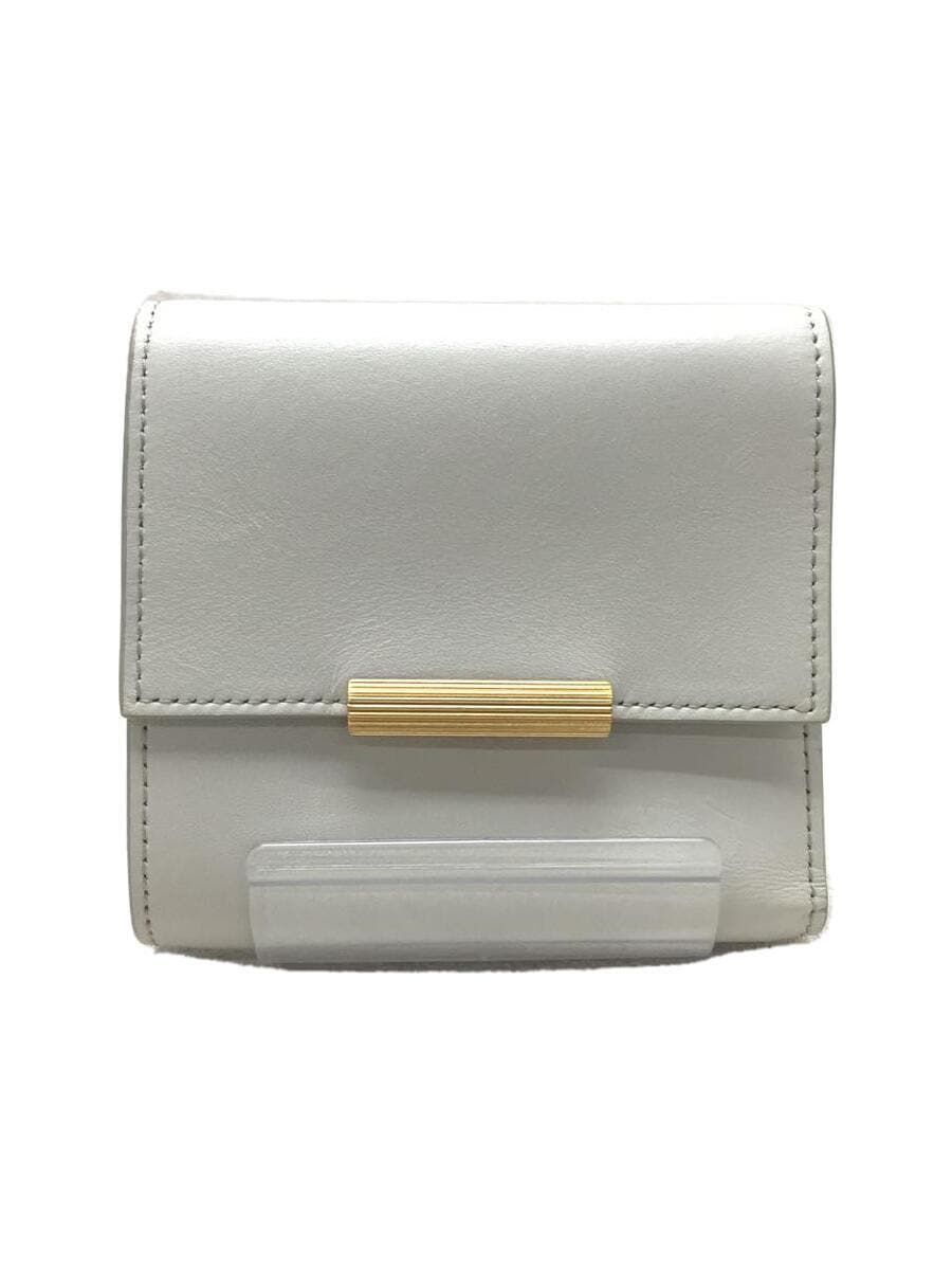 BOTTEGA VENETA Folded Wallet 578752 VMAU1 Bifold Leather White 