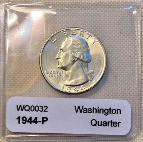 Exceptional  BU 1944 P Washington Quarter - Excellent BU Condition