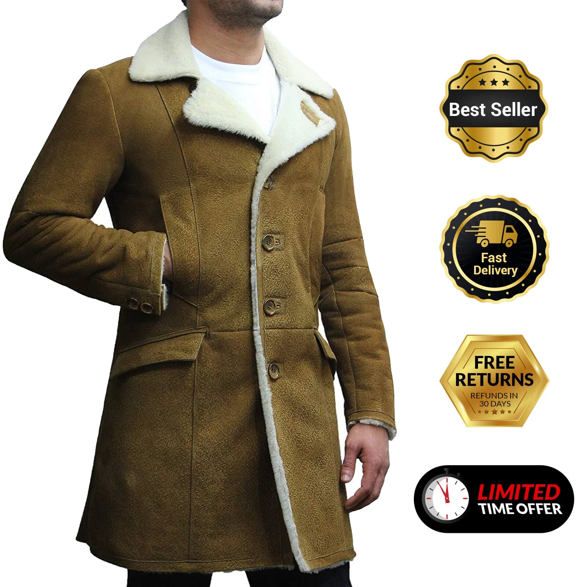 Spanish shearling best sale coat
