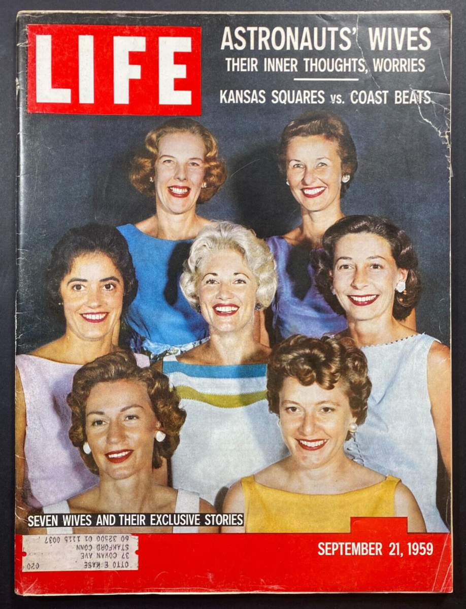 【LIFE magazine】5冊セット（1959年） LIFE MAGAZINE - Sep 21 1959 - ASTRONAUTS WIVES / Rock Hudson / Kay