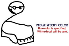 GEORGE WINSTON Metal Graphic Die Cut decal sticker Car Truck Boat Window 7"