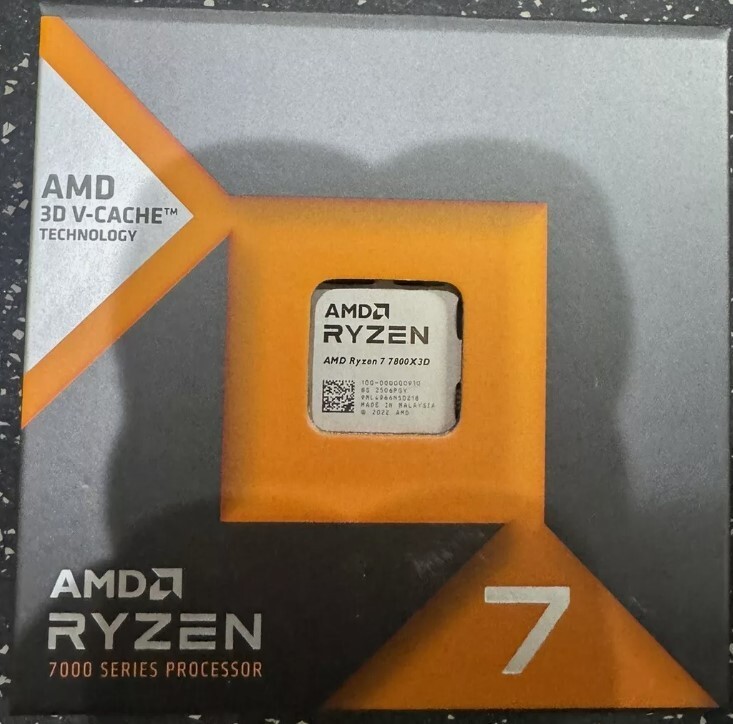 AMD Ryzen 7 7800X3D Processor (5 GHz, 8 Cores, Socket AM5) Boxed