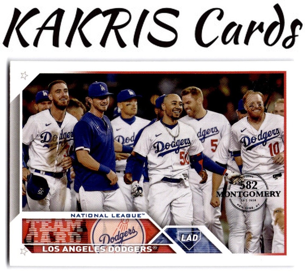 2023 Topps: 582 Montgomery Club Foil Stamped #219 Los Angeles Dodgers