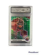 2020-21 PANINI MOSAIC BASKETBALL GREEN PRIZM PRECIOUS ACHIUWA  #215 RC-R1C 10