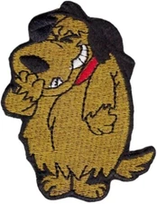 Muttley The Dog Cartoon Character 3" Tall Embroidered Iron On Patch