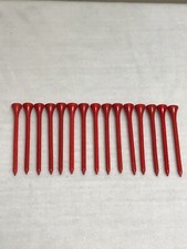 15 Wooden Novelty 4.5 Inch Tees Red NEW