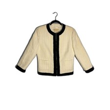 Old Money Quiet Luxury Grandmacore Michael Kors White Blazer