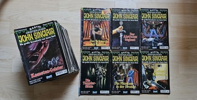 70 Heft Romane, Auflage 1,1000Reihe,John Sinclair,Konvolut