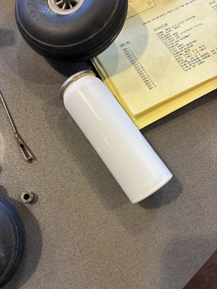 Spring air Trigear Pneumatic Retract Set For Balsa R/c Model Airplane ...