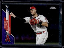 2020 Topps Chrome Andrelton Simmons Purple Refractor #/299 Angels