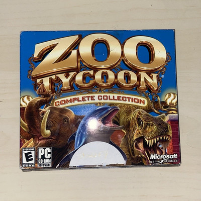 Microsoft Zoo Tycoon: Complete Collection PC CD-ROM Simulation Game, E