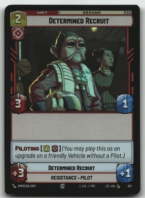 Determined Recruit (Foil) foil Common Jump to Lightspeed 657 NM