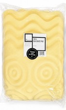 Egg Crate Twin XL Mattress Pad Topper Polyurethane Foam Yellow 34x76 in